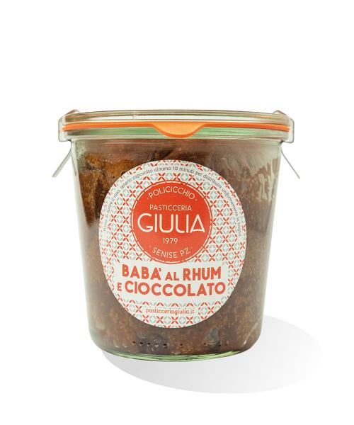 Babà al Rhum e cioccolato